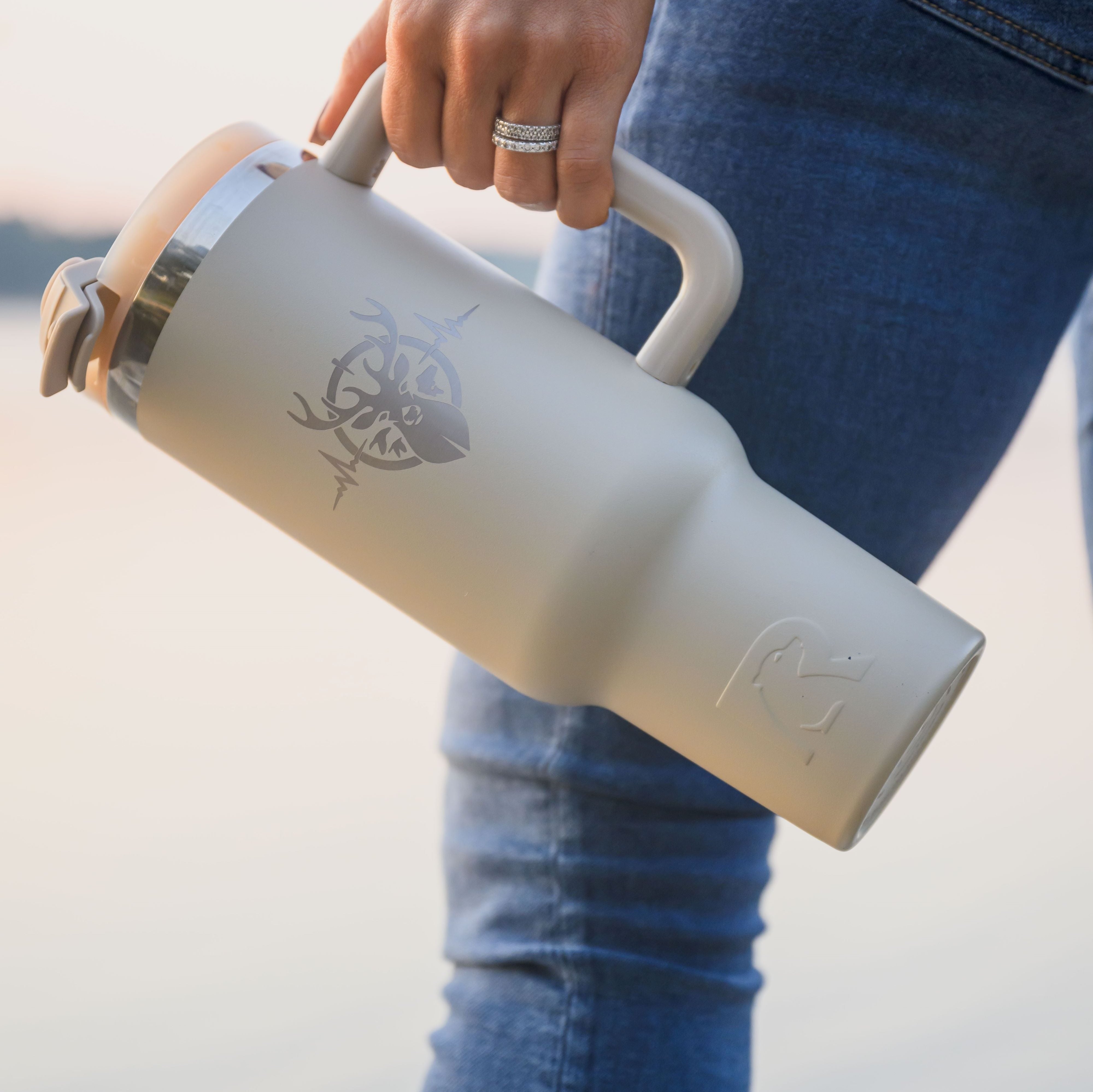 Heartbeat of a Hunter 40 oz. Road Trip Tumbler