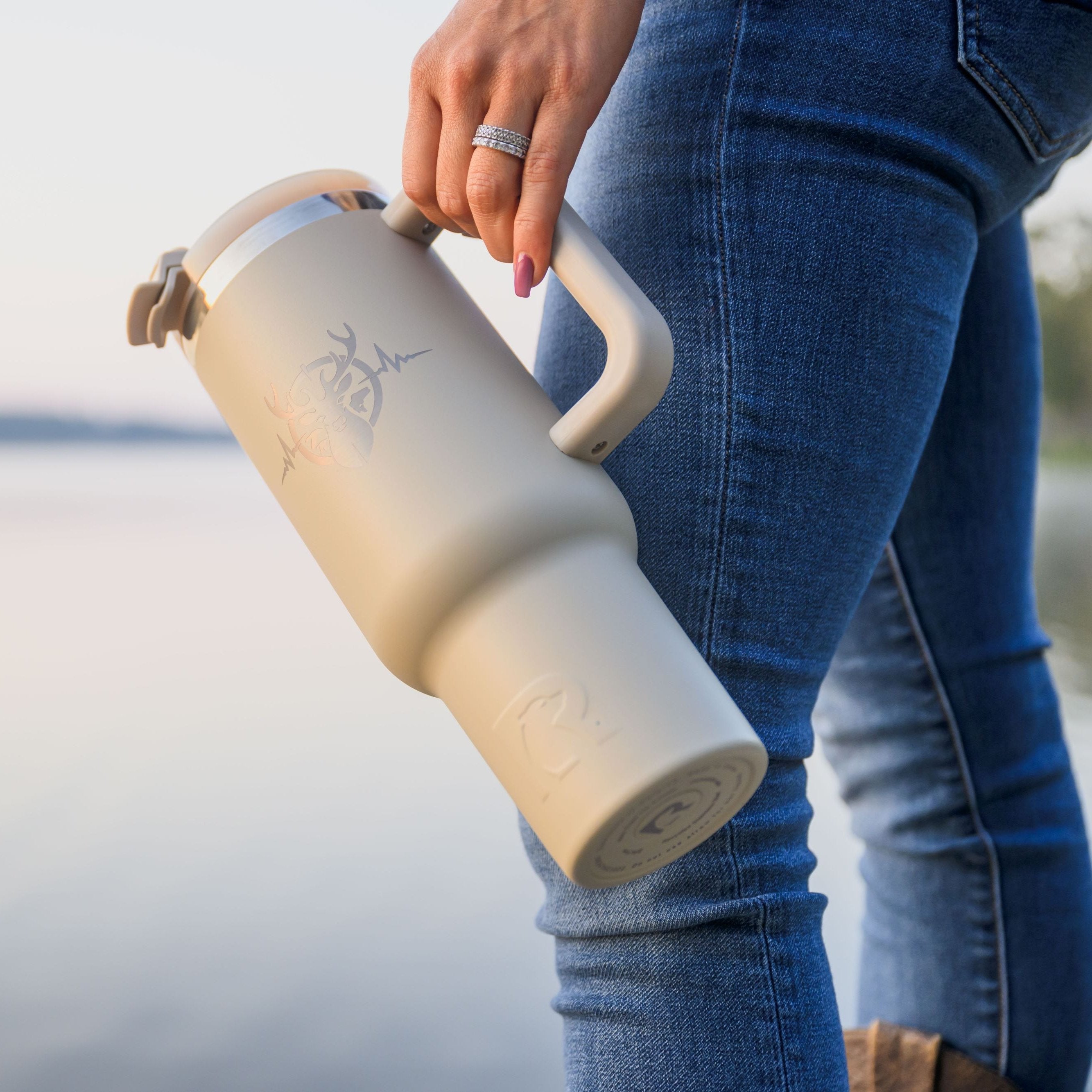 Heartbeat of a Hunter 40 oz. Road Trip Tumbler