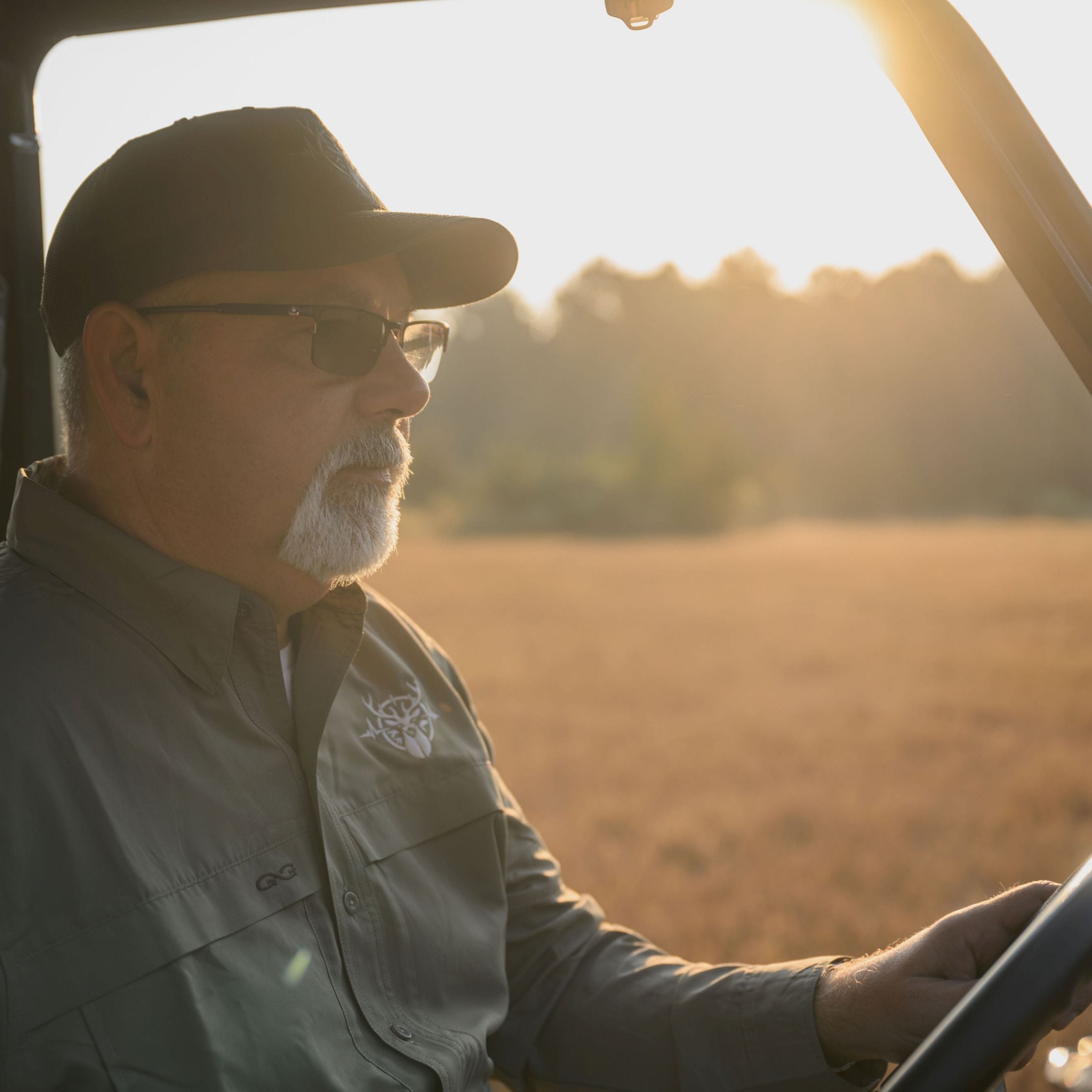Heartbeat of a Hunter Long Sleeve Men's MicroFiber Shirt - Mesquite