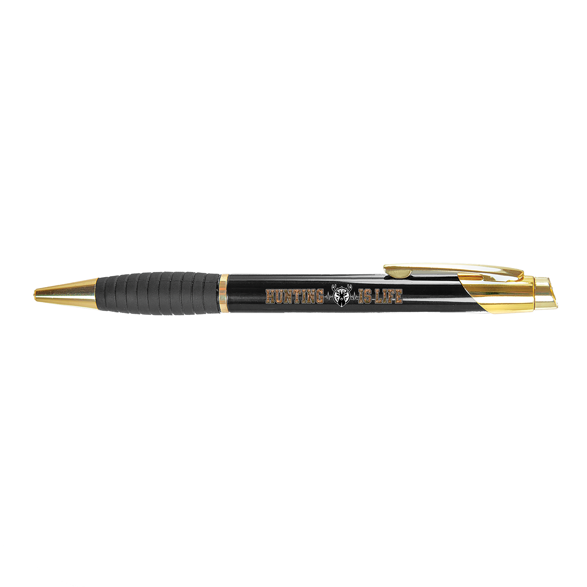 Hunting Is Life Brass Ballpoint Pen